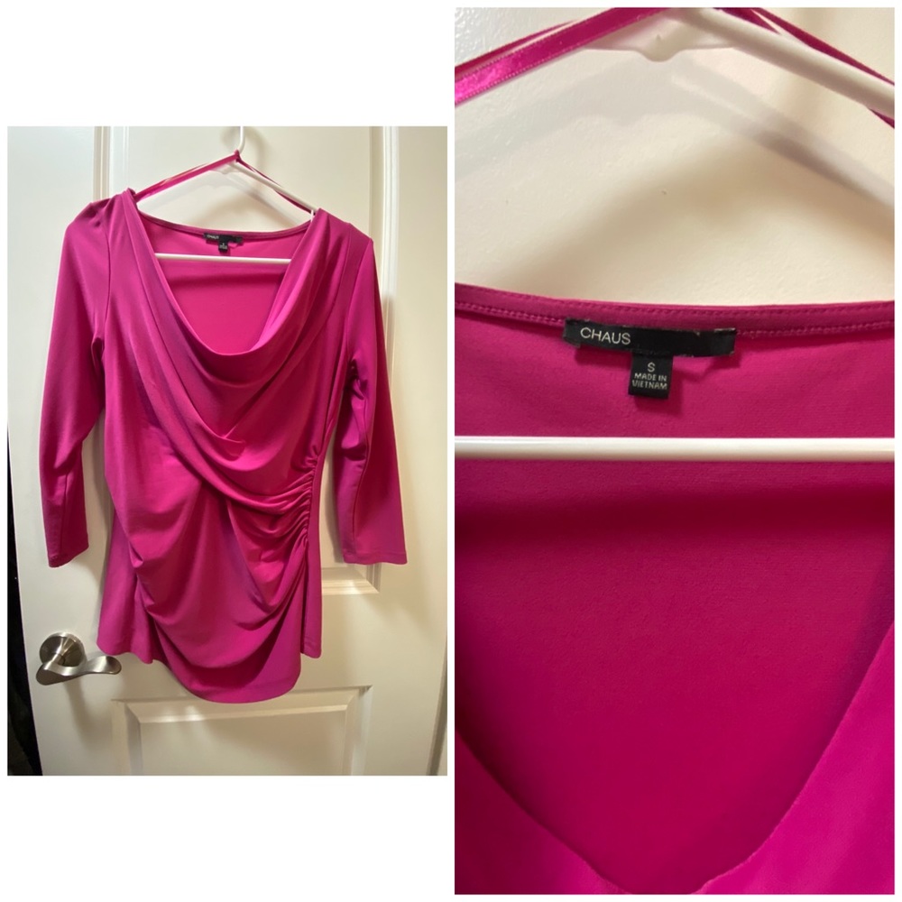 Hot pink top S